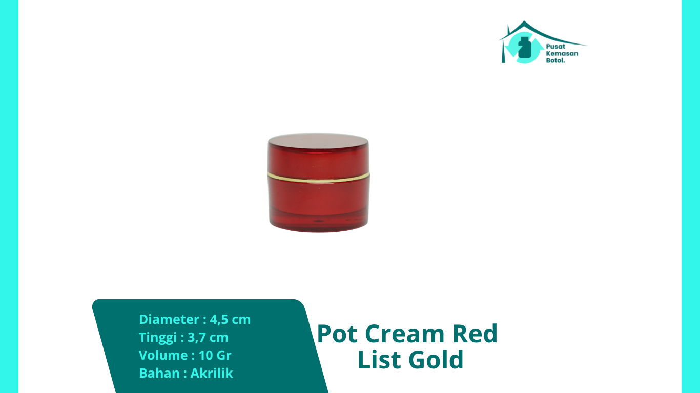 Pot Cream Red List Gold