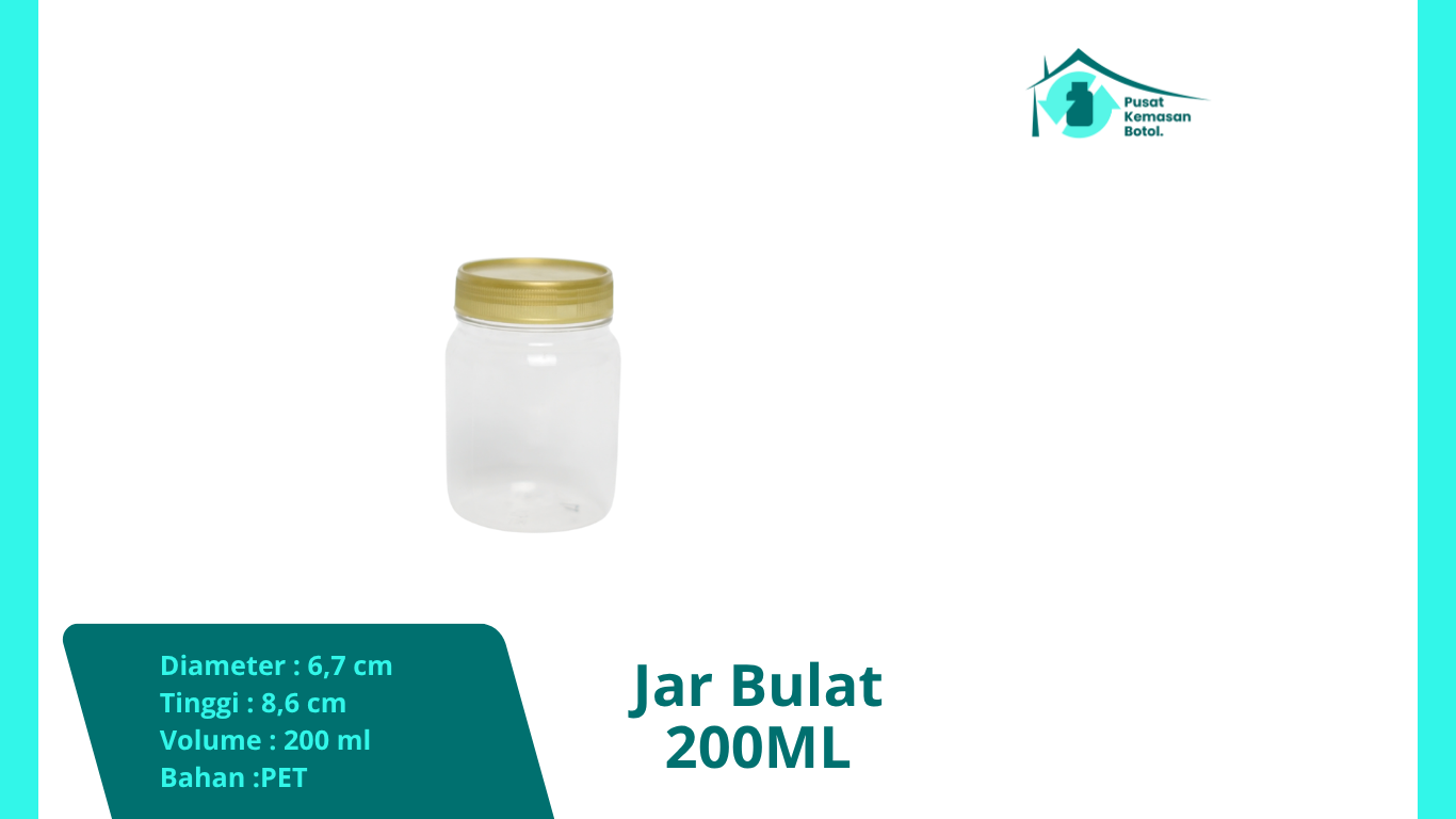 Jar Bulat 200 ml