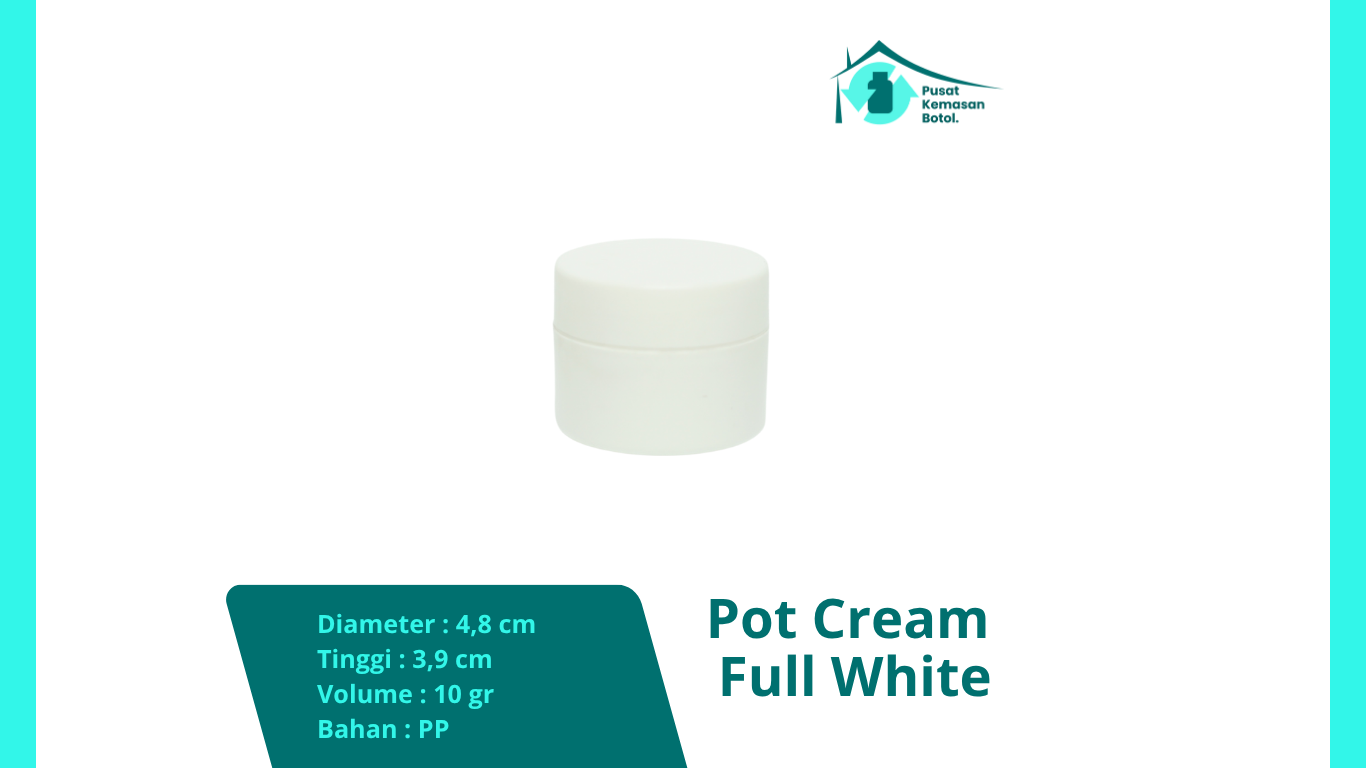 Pot Cream Full White