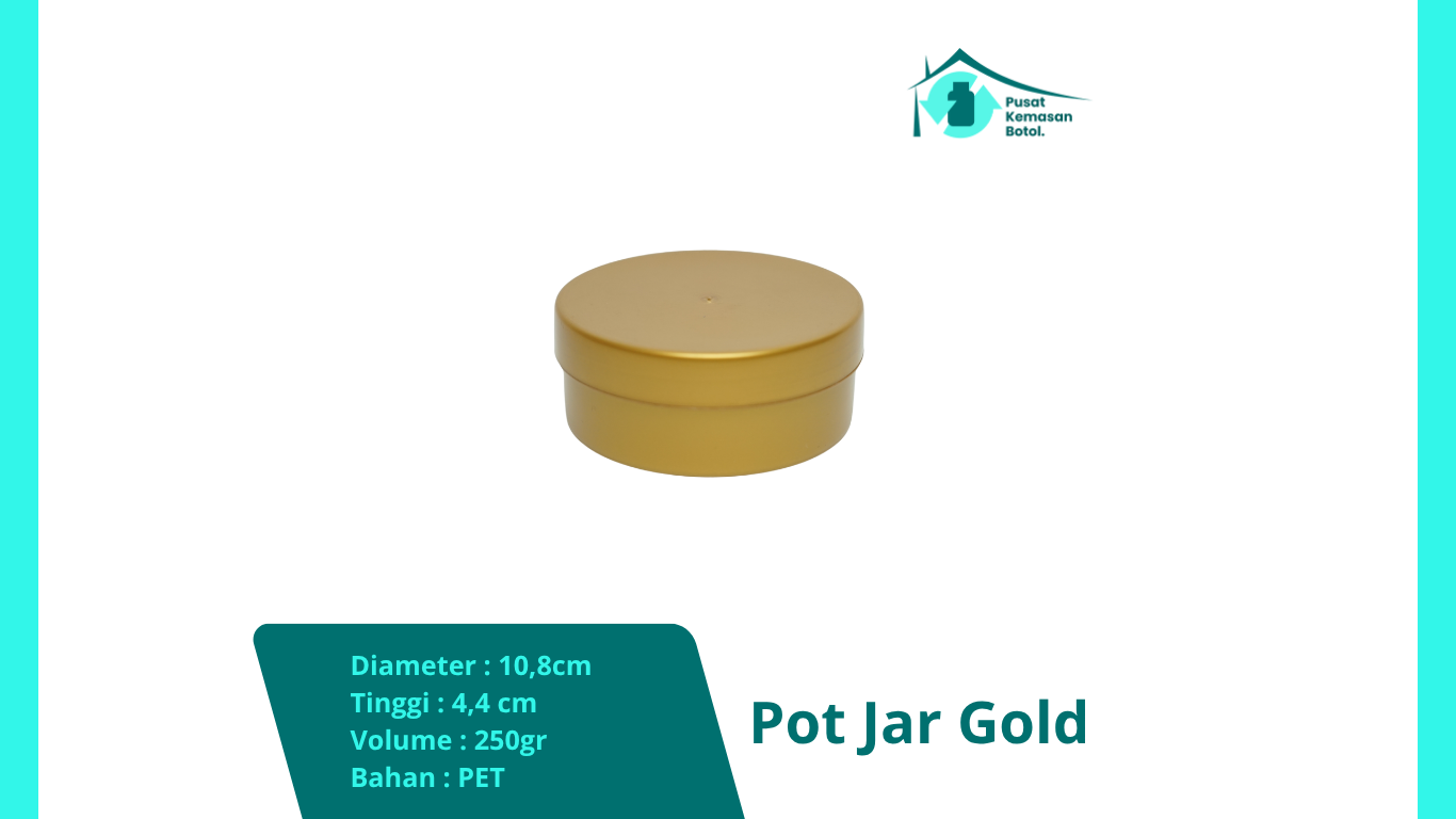 Pot Jar Gold