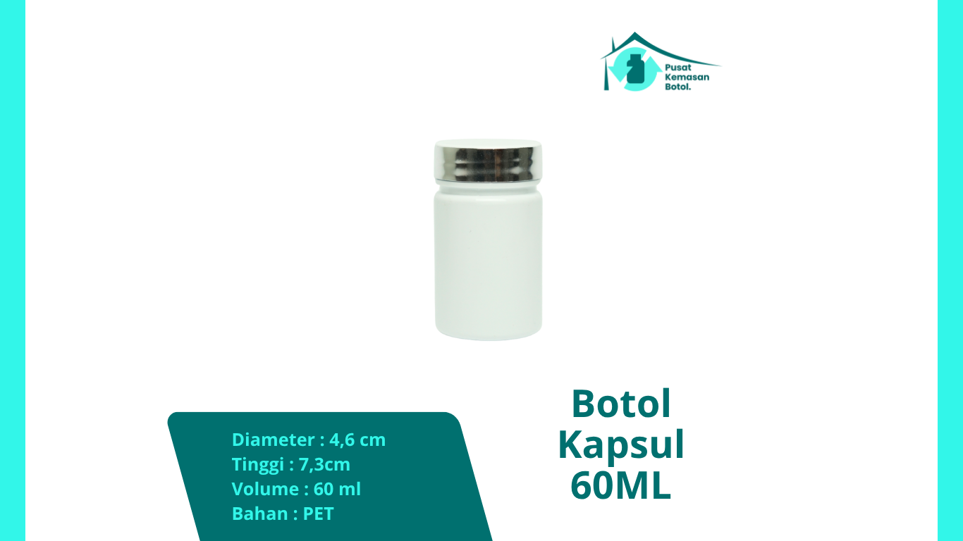 Botol Kapsul 60 ml