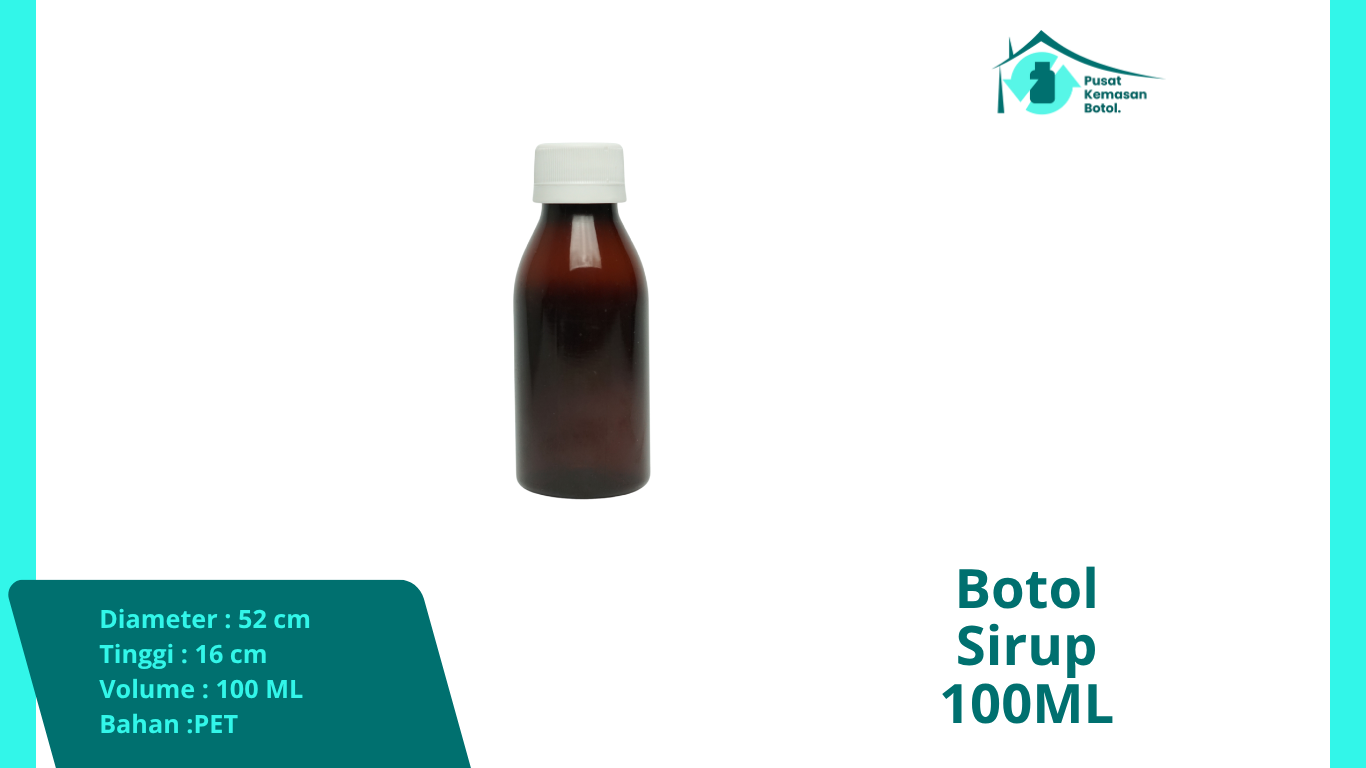Botol Sirup 100 ml