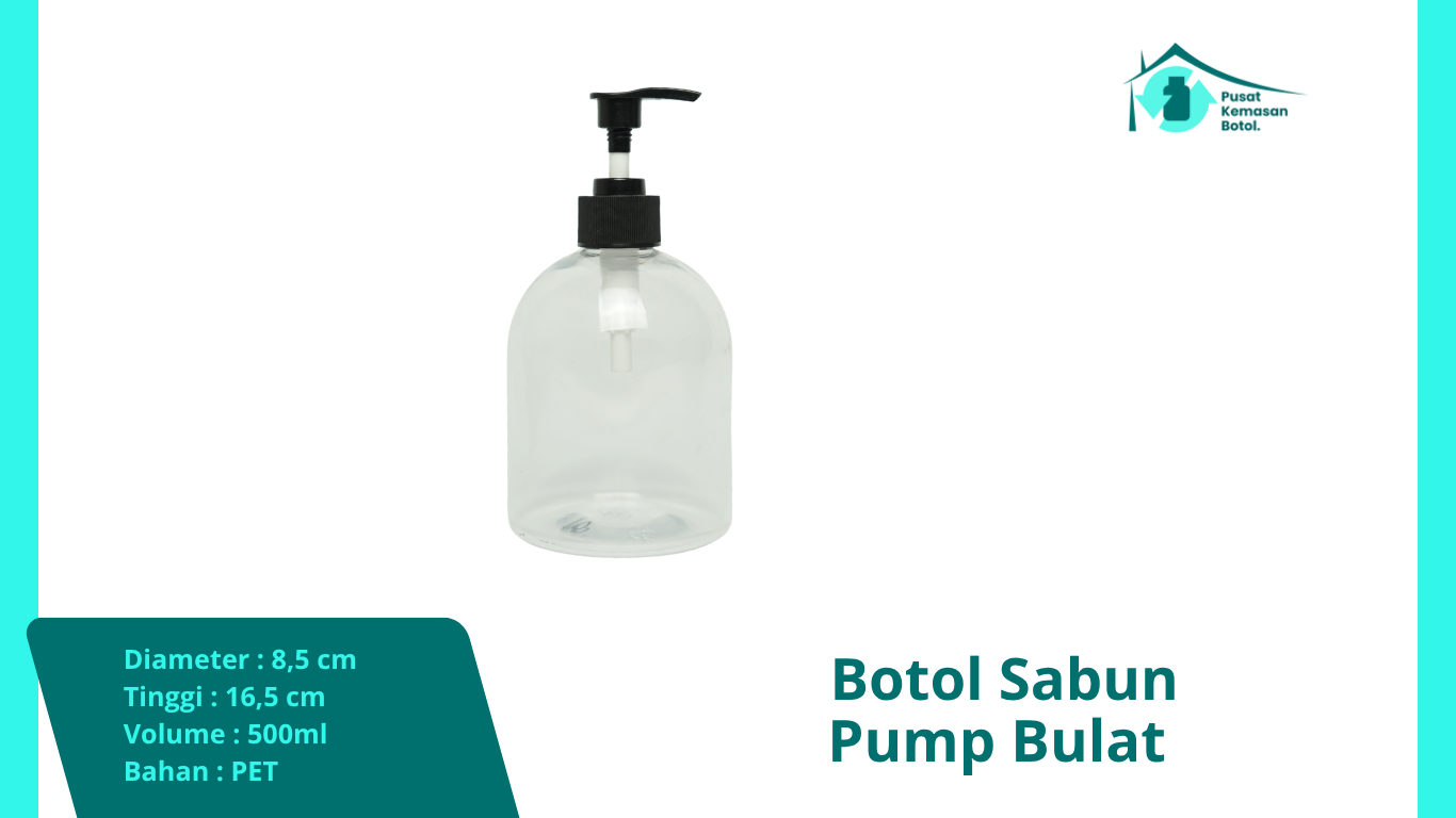 Botol Sabun Pump Bulat